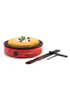 Holstein Housewares 12in Crepe Maker In Red