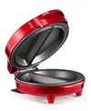 Holstein Housewares 2-section Omelet Maker In Red Metallic