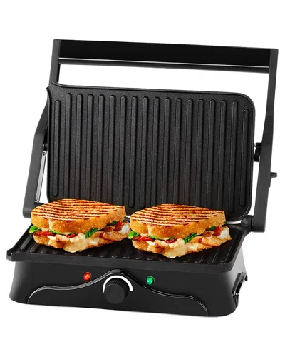 Holstein Housewares 2-slice Panini Press/grill In Black