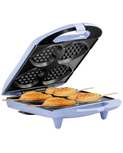 Holstein Housewares 4-section Heart Shaped Waffle Maker In Blue