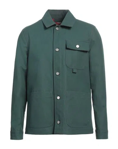 Holubar Man Jacket Green Size Xxl Cotton