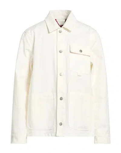 Holubar Man Jacket Off White Size 4 Cotton