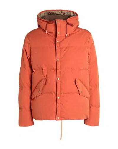 Holubar Man Puffer Orange Size 3 Cotton, Nylon