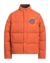 Holubar Man Puffer Orange Size Xxl Cotton, Nylon In Orange