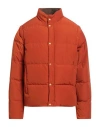 Holubar Man Puffer Rust Size 5 Cotton, Polyurethane In Red