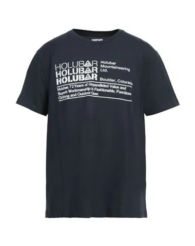 Holubar Man T-shirt Navy Blue Size Xl Cotton