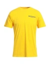 Holubar Man T-shirt Yellow Size Xxl Cotton In Yellow