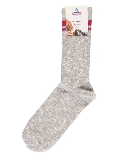 Holubar Marl-knit Socks In Neutral