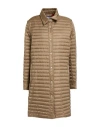 Holubar Woman Puffer Khaki Size Xs Polyester
