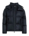 Holubar Woman Down Jacket Midnight Blue Size 4 Polyester In Blue