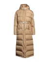 Holubar Woman Down Jacket Sand Size 4 Polyester In Beige