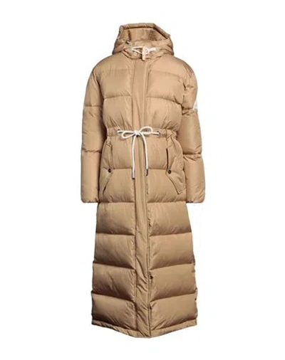 Holubar Woman Down Jacket Sand Size 4 Polyester In Beige