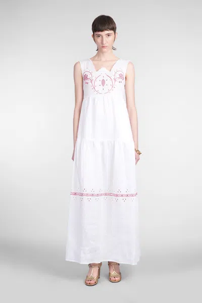 HOLY CAFTAN ANTONIA IN WHITE LINEN