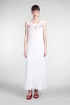 Holy Caftan Athina Dress Woman In White Linen
