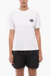 Holzweiler Back Printed Kjerag Logos Crew-neck T-shirt In White