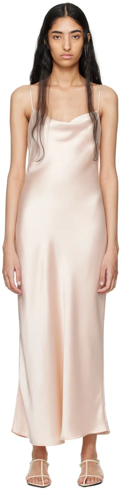 Holzweiler Beige Eila Maxi Dress In 1452 Lt. Pink