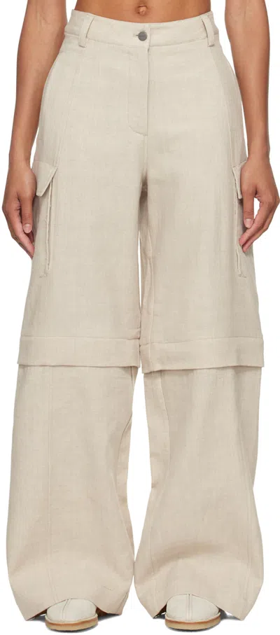 Holzweiler Beige Gorti Trousers In 1002 Sand