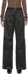Holzweiler Green Pepha Trousers In Black