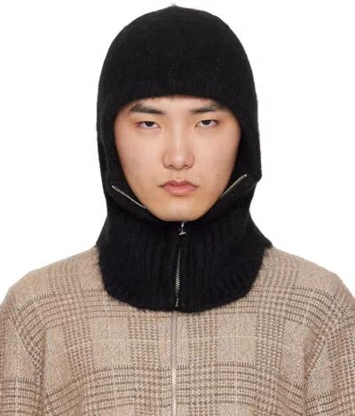 Holzweiler Black Ball Fluffy Balaclava In Black 1051