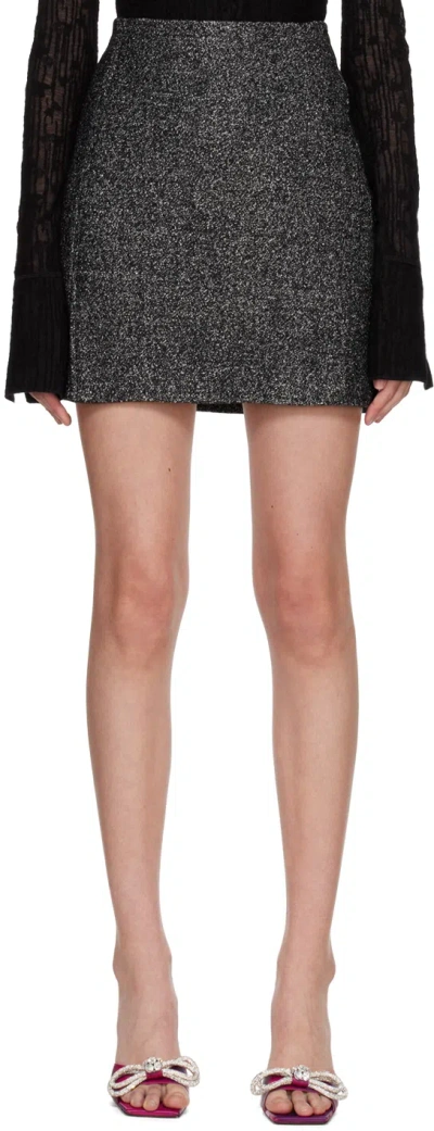 Holzweiler Black Belle Miniskirt In 1057 Black Mix