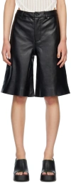 Holzweiler Wide-leg Knee-length Shorts In 1051 Black