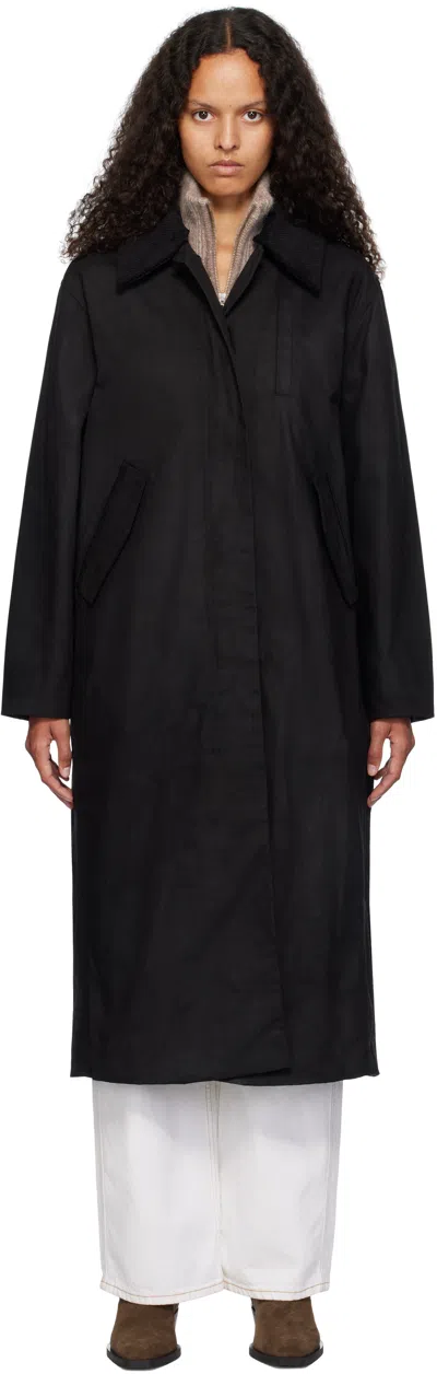 Holzweiler Black Diana Coat In 1051 Black