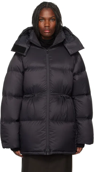 Holzweiler Black Gia Down Jacket In 1051 Black