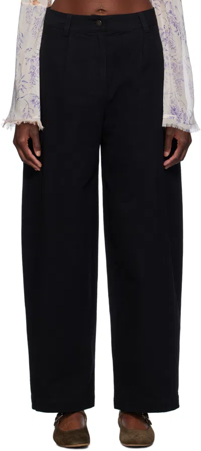 Holzweiler Black Gorti Trousers In 1051 Black