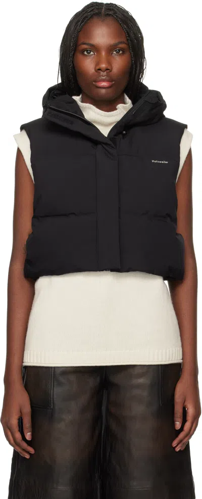 Holzweiler Black Sula Down Vest In 1051 Black