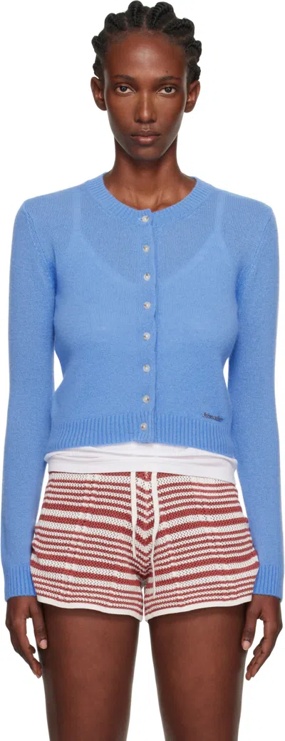 Holzweiler Blue Cashmere Cardigan