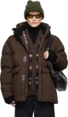 Holzweiler Brown Dovre Down Jacket In Dk. Brown (1105)