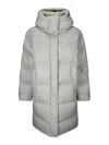 Holzweiler Long Oversized Puffer Jacket In Green