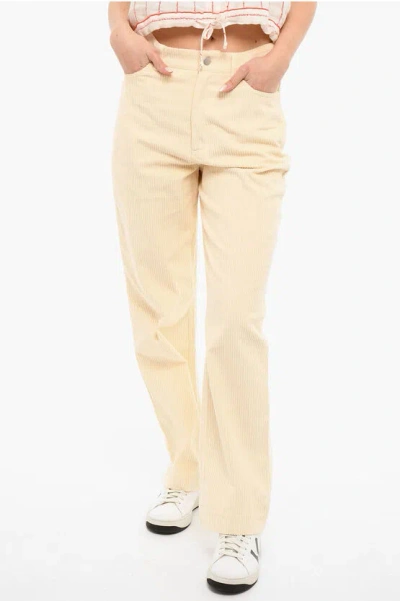 Holzweiler Corduroy Naomi Pants In Gold