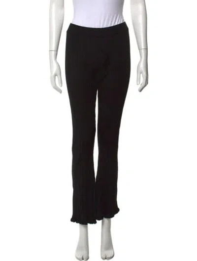 Pre-owned Holzweiler Flared Pants In Black
