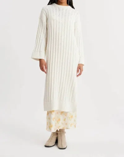 Holzweiler Foss Knit Dress In White