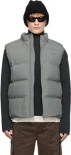Holzweiler Gray Daff Down Vest In Grey 1053
