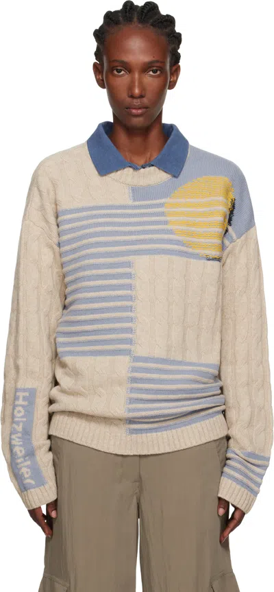 Holzweiler Gray Retro Sun Sweater