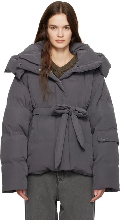 Holzweiler Gray Steilia Brushed Down Jacket In 1053 Grey