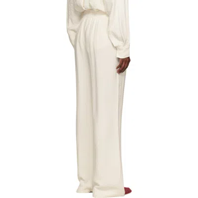 Holzweiler Gray Summer Relaxed Pants In White
