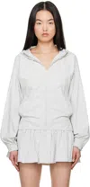 Holzweiler Gray Uv Protection Jacket In 1052 Lt. Grey