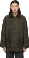 Holzweiler Green Dani Mid Length Jacket In Dk. Green 1304