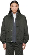 Holzweiler Green Meteora Jacket In Dk. Green 1304