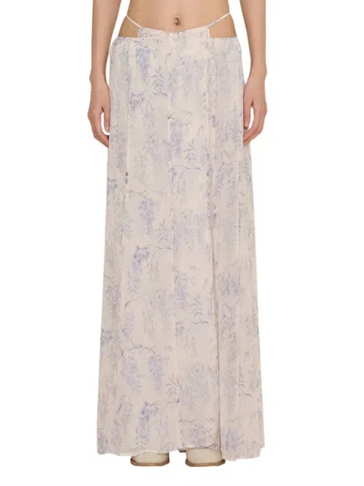 Holzweiler Ivy Wrap Skirt In Lilac Mix In Multi