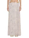 Holzweiler Purple Ivy Maxi Skirt In Multi
