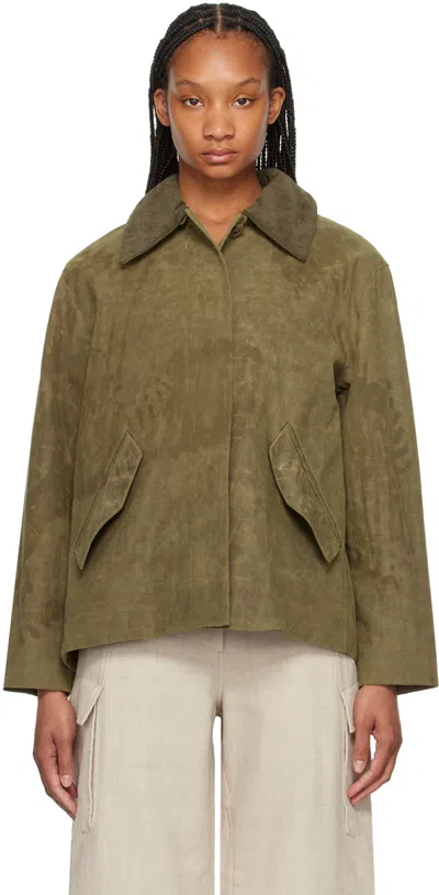 Holzweiler Khaki Diana Jacket In 1302 Green