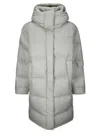 Holzweiler Long Oversized Puffer Jacket In Green