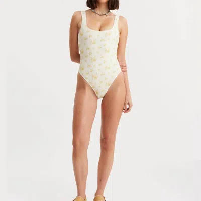 Holzweiler Makeba Swimsuit In Yellow Mix In Multi
