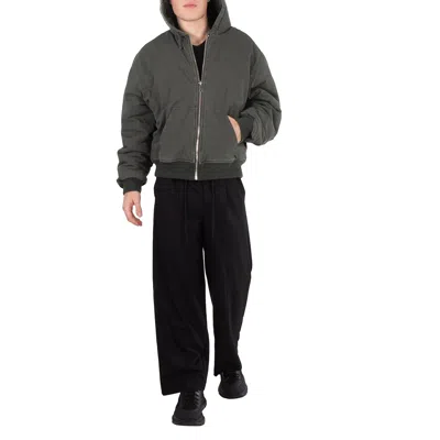 Holzweiler Men's Dark Green Loken Padded Zip Hoodie