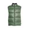 Holzweiler Men's Dark Green Shiny Daff Down Vest In Green