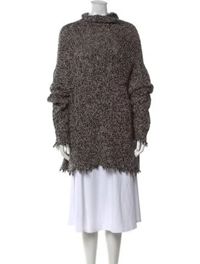Pre-owned Holzweiler Merino Wool Tweed Pattern Sweater W/ Tags In Multicolor